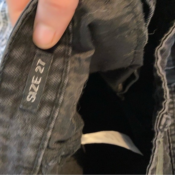 LIRA size 27 High Rise Mom Short Black Denim - Picture 8 of 9